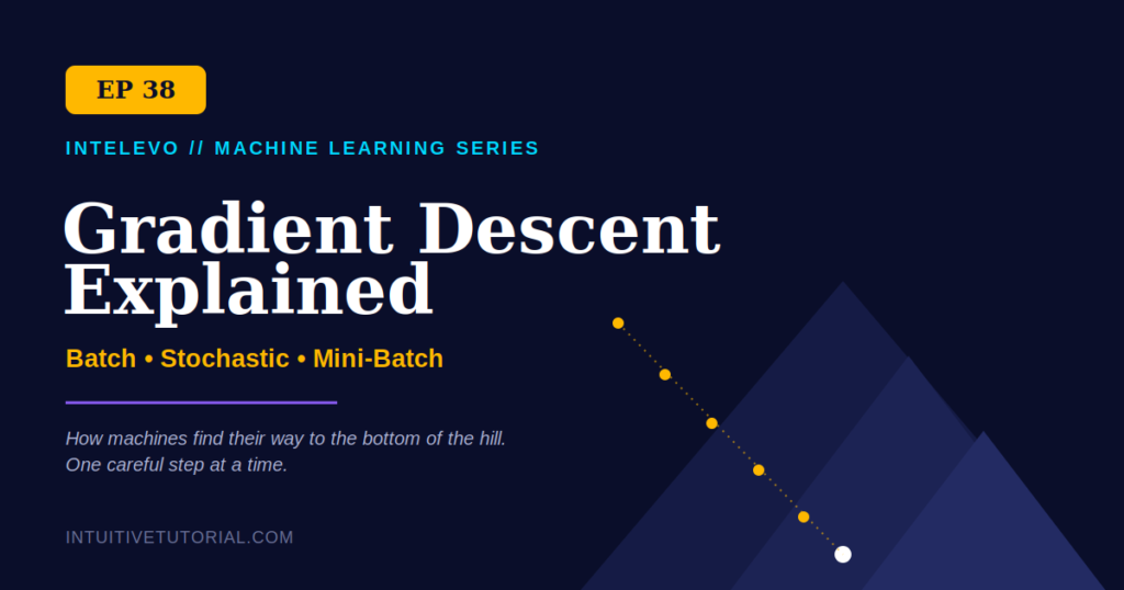 Gradient descent explained