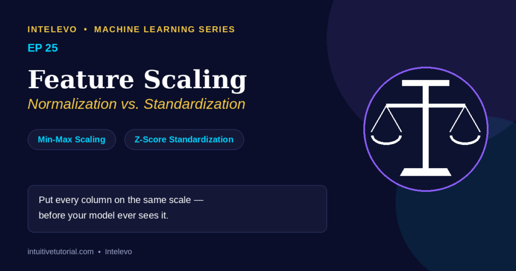 feature scaling in machine learning