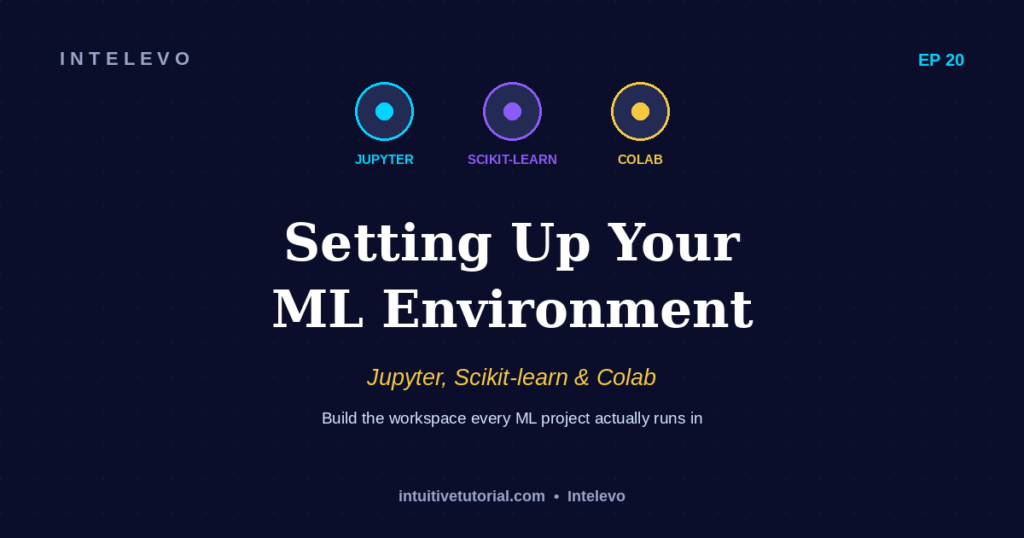 machine learning environment setup