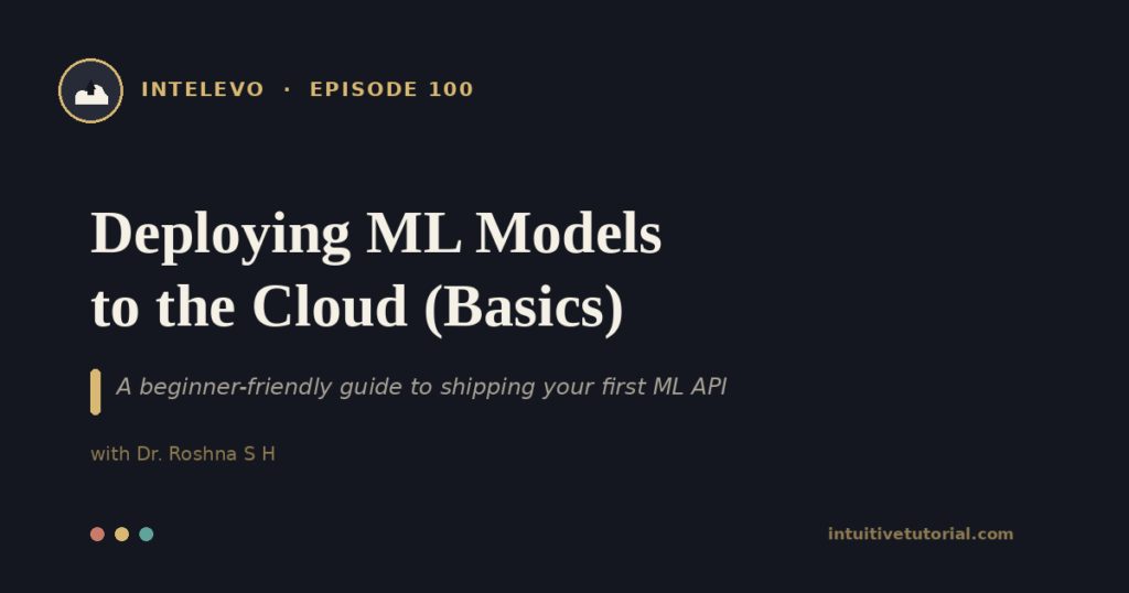 deploying ML models to the cloud