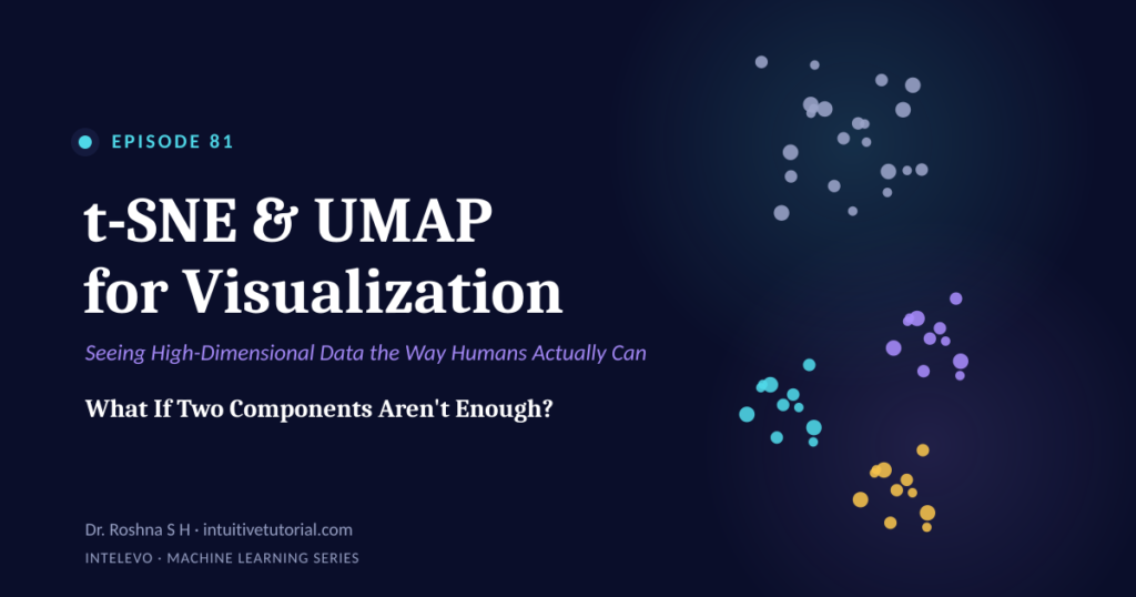 t-SNE and UMAP for visualization