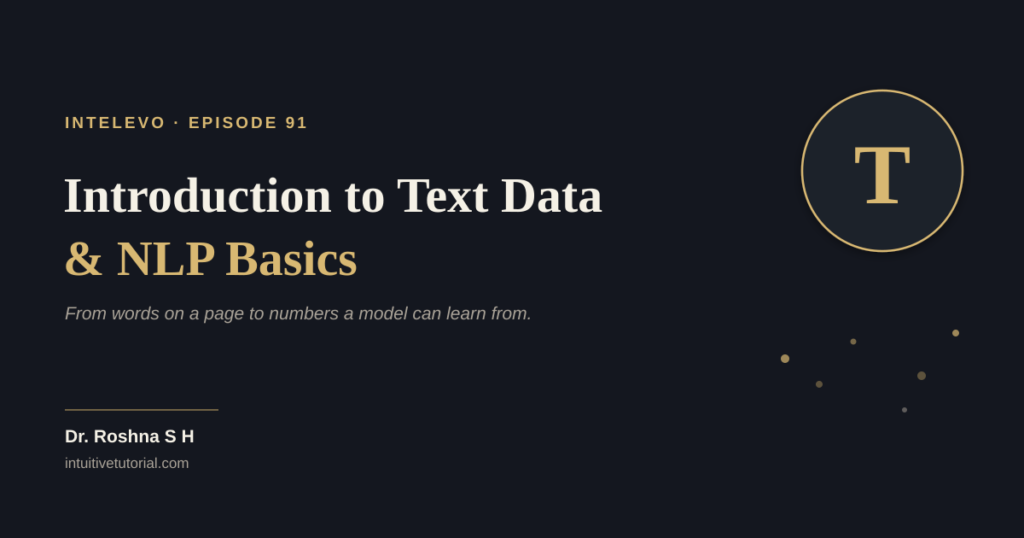 text data and NLP basics