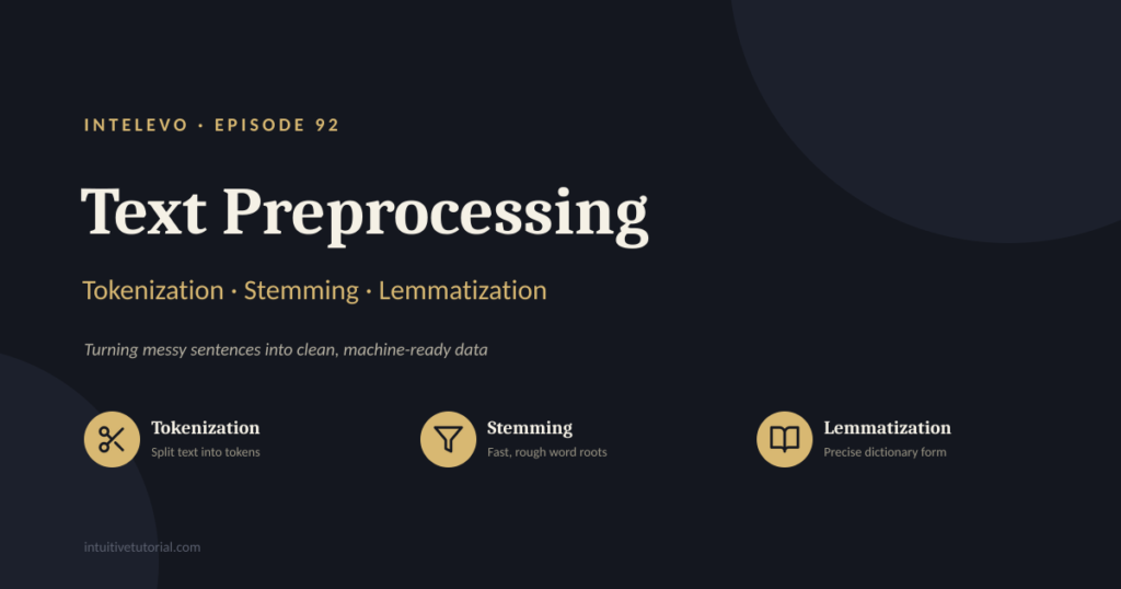 Text preprocessing in NLP