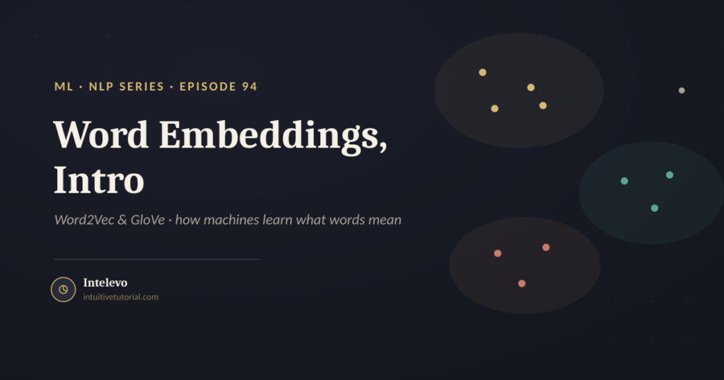 word embeddings